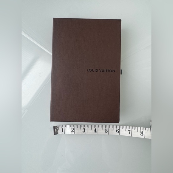 Louis Vuitton Brown & Tan Decorative Gift Box Storage Authentic Vintage - Picture 3 of 4